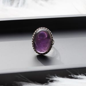 Amethyst Sterling Silver Ring